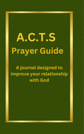 A.C.T.S Prayer Journal